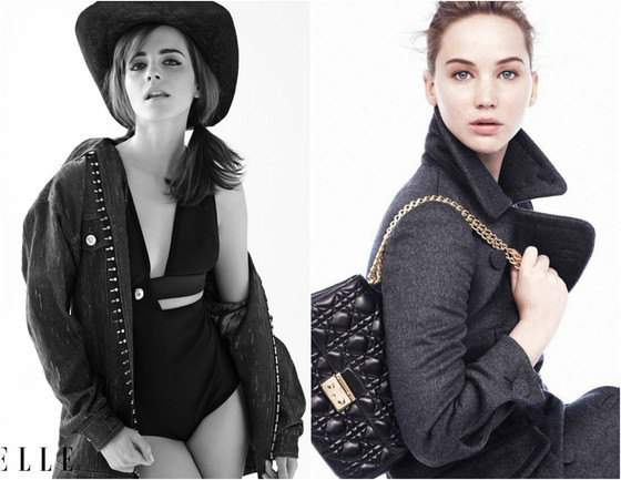Emma Watson, Jennifer Lawrence Emma Watson, Jennifer Lawrence